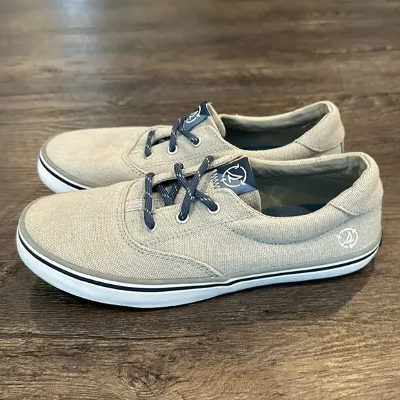 Sperry Little Boy 2 Gray Spinnaker Washable‎ Canvas Boat Shoes - Picture 5 of 14